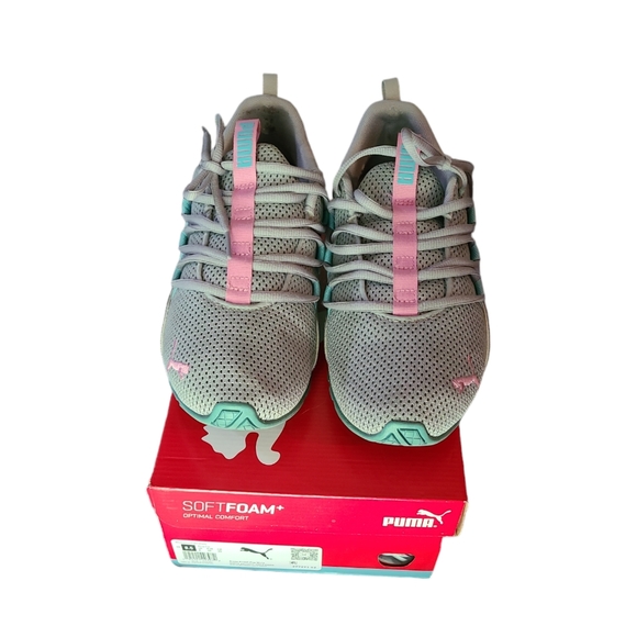 Puma Riaze Prowl Pop Gray & Mauve Sneakers Sz 8.5 - Picture 3 of 8
